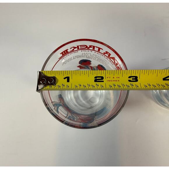 Star Trek III The Search for Spock 1984 Taco Bell Collectors Glasses Set of 2 - Picture 3 of 9